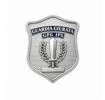 Placca gpg ips guardia particolare giurata Divisa Militare