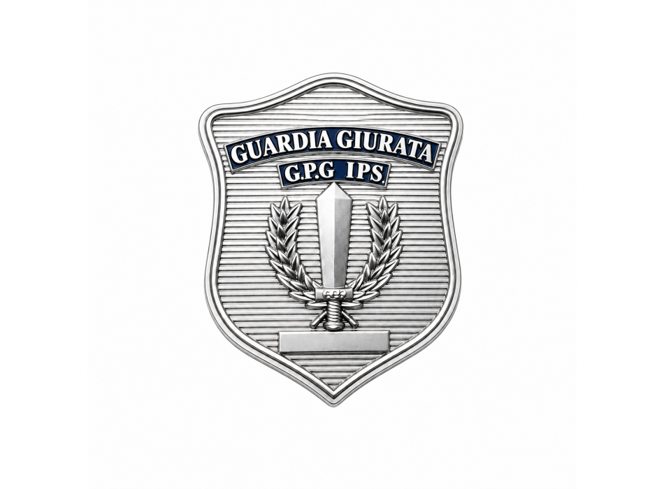 Placca gpg ips guardia particolare giurata Divisa Militare