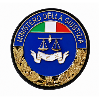 Placca Ministero della Giustizia Divisa Militare
