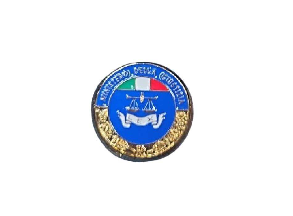 Placca Ministero della Giustizia Divisa Militare