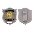 Placca Polizia Locale stemma repubblica italiana ascot