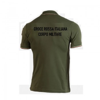 Polo maniche corte Croce rossa corpo militare Divisa Militare