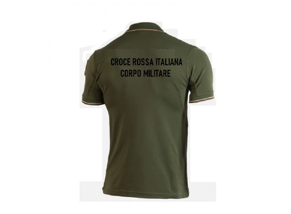 Polo maniche corte Croce rossa corpo militare Divisa Militare