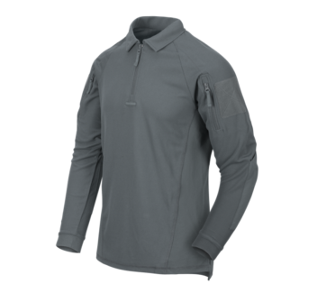 Polo maniche lunghe helikon tex con velcro e portapenne maniche Divisa Militare