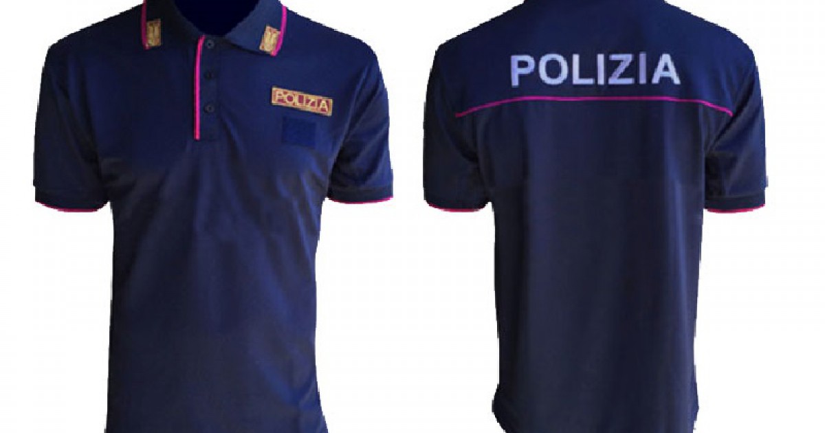 T shirt polizia di online stato