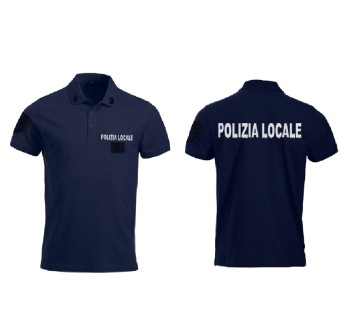 Polo polizia locale manica corte Divisa Militare