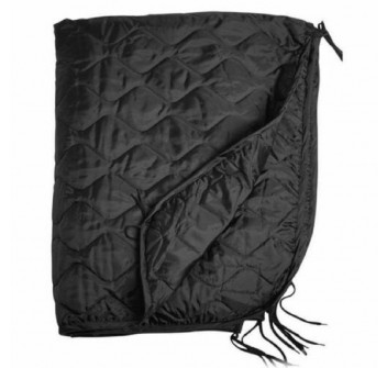 Poncho liner fodera per poncho/coperta piumino nero Divisa Militare