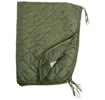 Poncho liner fodera per poncho/coperta piumino verde Divisa Militare