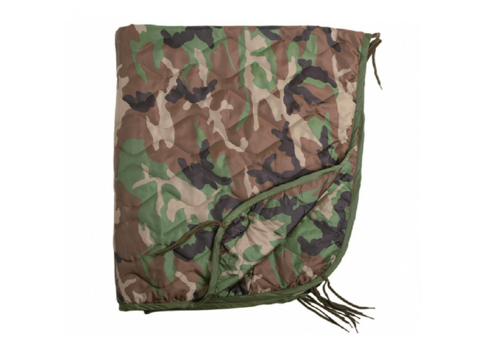 Poncho liner fodera per poncho/coperta piumino woodland Divisa Militare