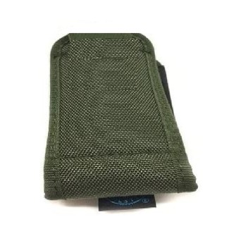 Porta cellulare smartphone in cordura verde cm 17x7 Divisa Militare