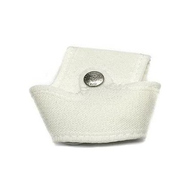 Porta manette cordura bianco aperto estrazione rapida Divisa Militare