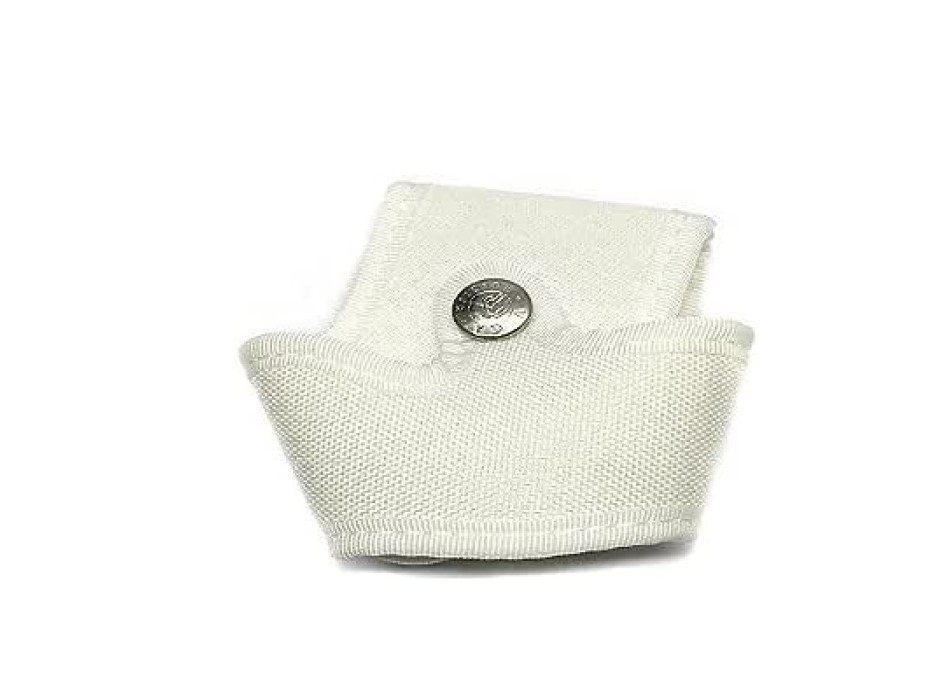 Porta manette cordura bianco aperto estrazione rapida Divisa Militare