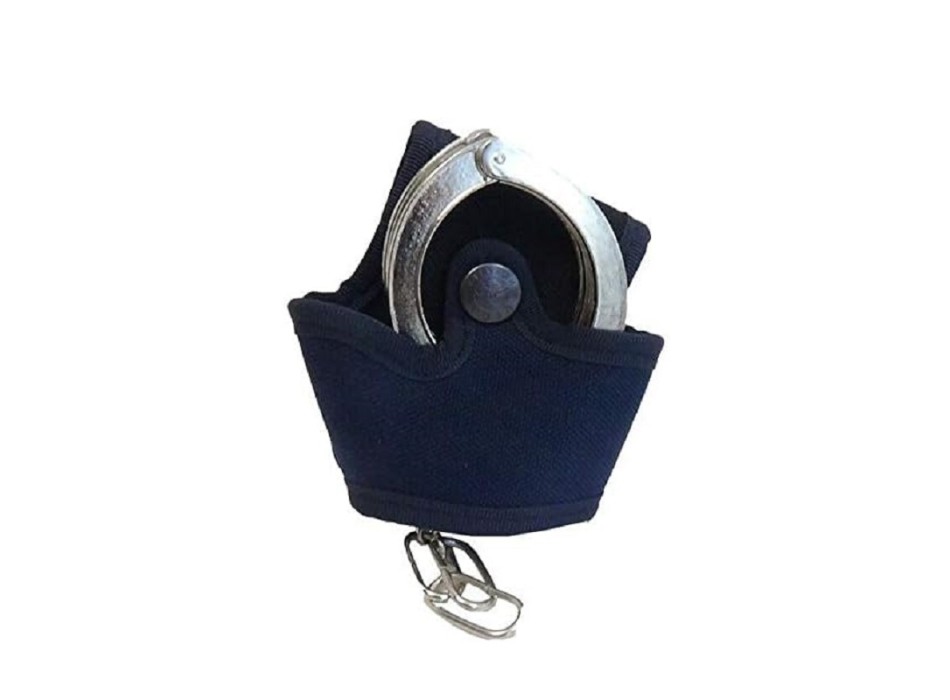 Porta manette cordura blu chiuso Divisa Militare