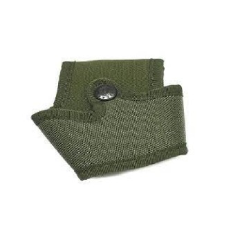 Porta manette cordura verde aperto estrazione rapida Divisa Militare