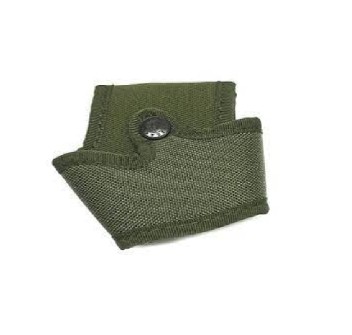 Porta manette cordura verde aperto estrazione rapida Divisa Militare