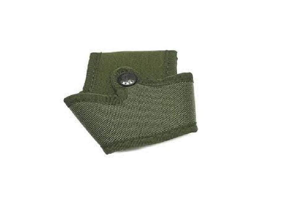 Porta manette cordura verde aperto estrazione rapida Divisa Militare
