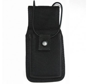 Porta radio in cordura nero cm 9x18 Divisa Militare