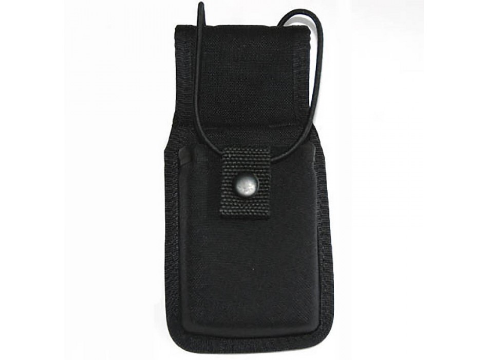 Porta radio in cordura nero cm 9x18 Divisa Militare