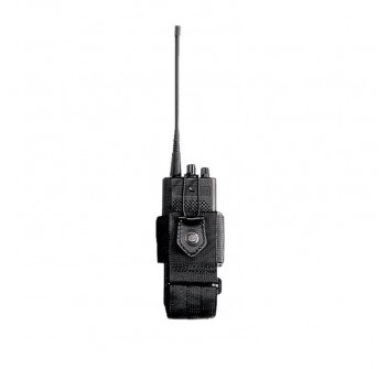 Porta radio universale regolabile in cordura nero 2r01 Divisa Militare