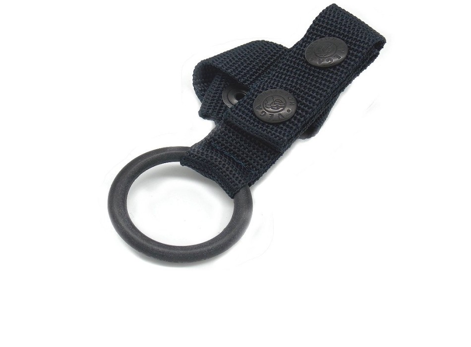 Porta tonfa manganello passante doppio nero cordura Divisa Militare