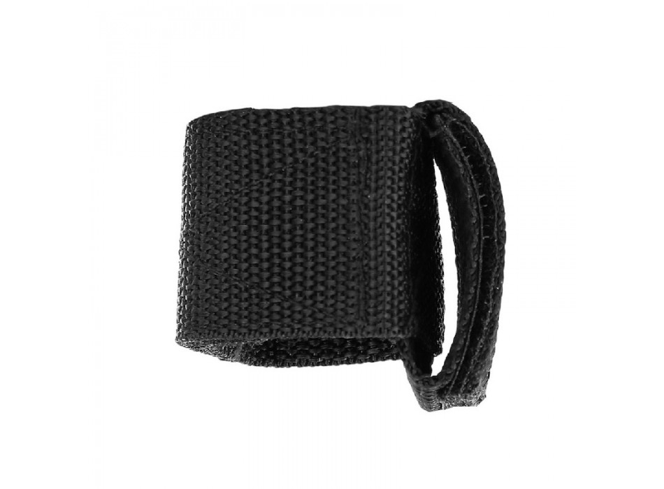 Porta torcia e guanti sottili cordura nero Divisa Militare