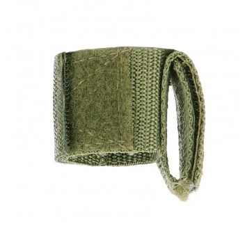 Porta torcia e guanti sottili cordura verde Divisa Militare