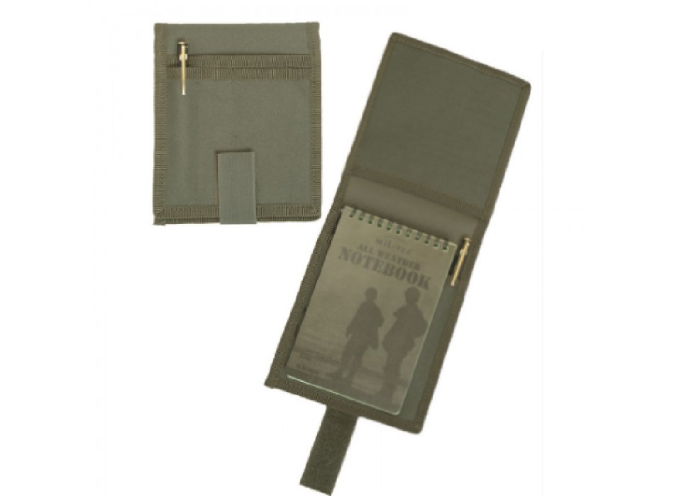 Portablock notes + blocknotes impermeabile A6 Divisa Militare