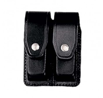 Portacaricatore in pelle 1p03 nero Divisa Militare