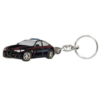 Portachiavi Carabinieri auto smaltata Divisa Militare