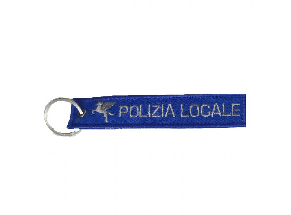 Portachiavi Polizia Locale Pegaso ricamato Divisa Militare