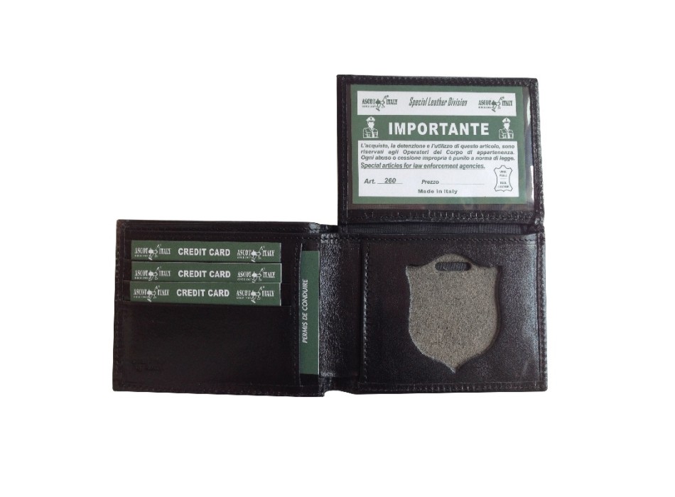 Portafogli classico placca scudo 260 Divisa Militare