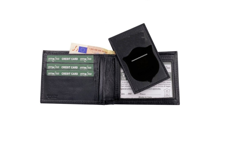 Portafogli con patella estraibile per placca scudo 560 Divisa Militare