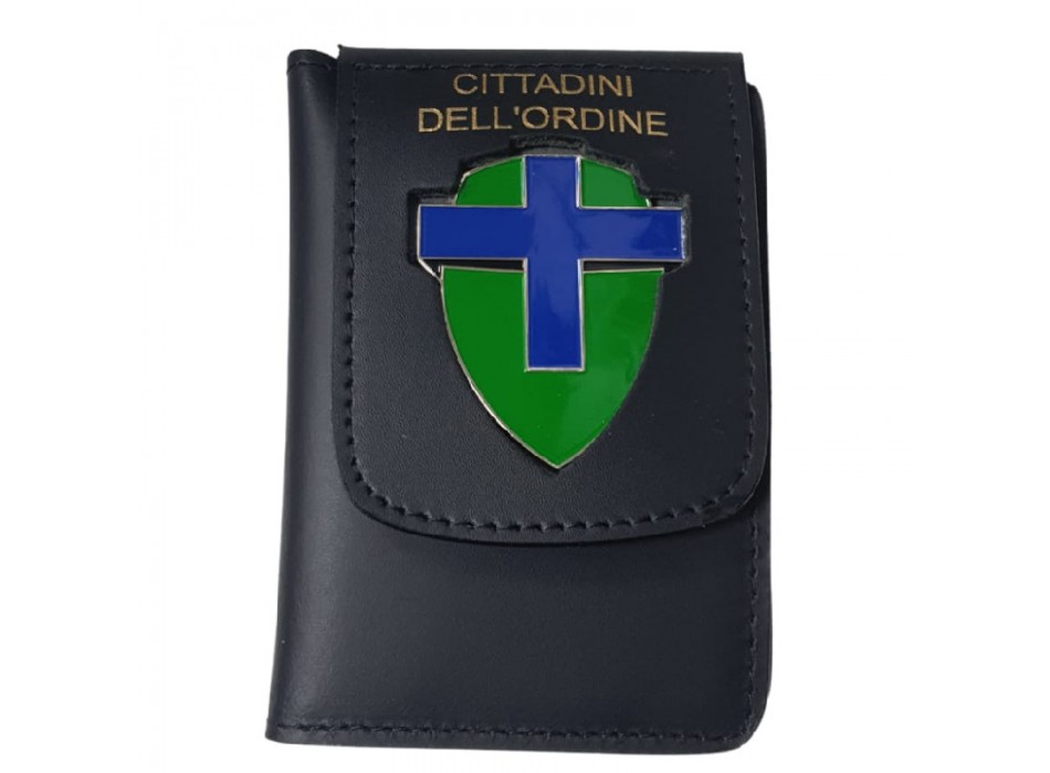 Portafogli con placca Cittadini dell'ordine Divisa Militare