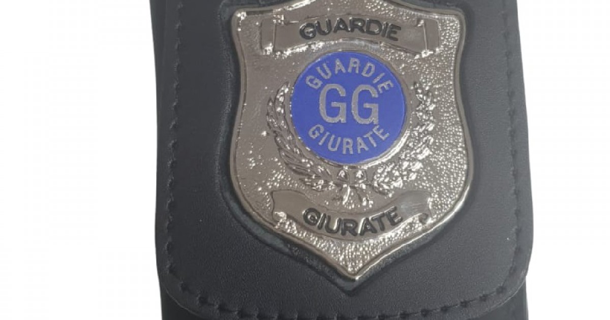 Placca sales guardia giurata