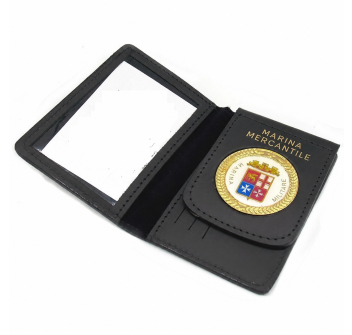 Portafogli con placca Marina Mercantile Divisa Militare