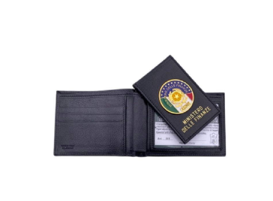 Portafogli con placca Ministero delle Finanze 560 Divisa Militare