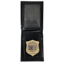 Portafogli con placca SIAE oro personalizzabile patella estraibile 560 