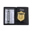Portafogli guardia giurata gpg ips placca pattella fissa Oro