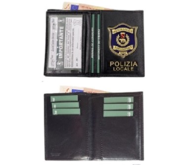 Portafogli placca occulta polizia locale Roma Capitale 561 Divisa Militare