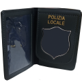Portafogli polizia locale per placca scudetto