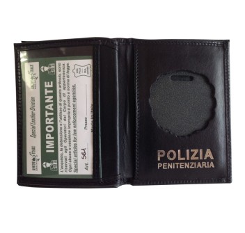 Portafogli Polizia Penitenziaria triplo placca occulta 561 Divisa Militare