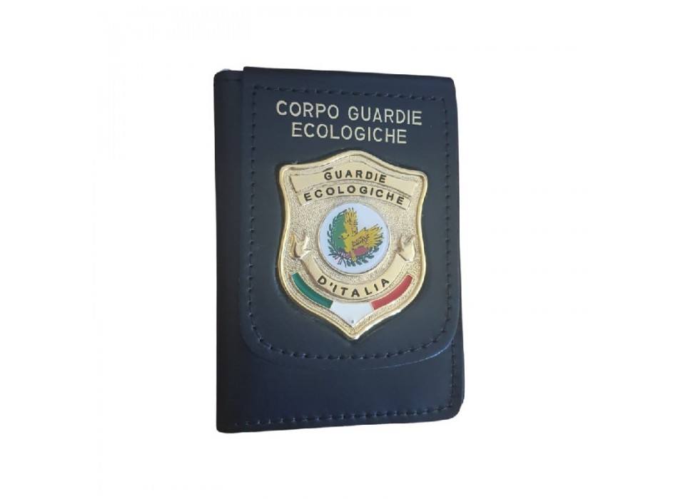 Portafoglio con placca Corpo Guardie Ecologiche GEV Divisa Militare
