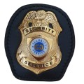 Portaplacca da cintura con placca security service