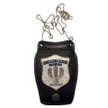 Portaplacca da collo placca argento GPG IPS – Guardia Giurata Particolare Incisione Personalizzata Inclusa 