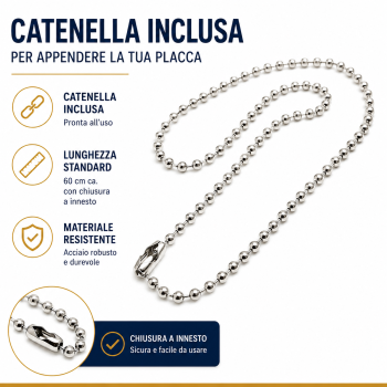 Portaplacca da collo placca CDO Cittadini dell'Ordine Divisa Militare