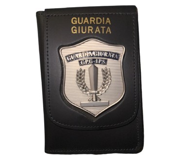 Portaplacca GPG ips guardia giurata porta tesserino documenti  Divisa Militare