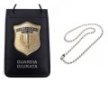 Portaplacca guardia giurata da collo porta tesserino placca gpg ips Oro