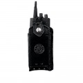 Portaradio in pelle nero 1r00