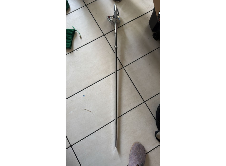 Sciabola non affilata completa di involucro e custodia di tessuto Divisa Militare