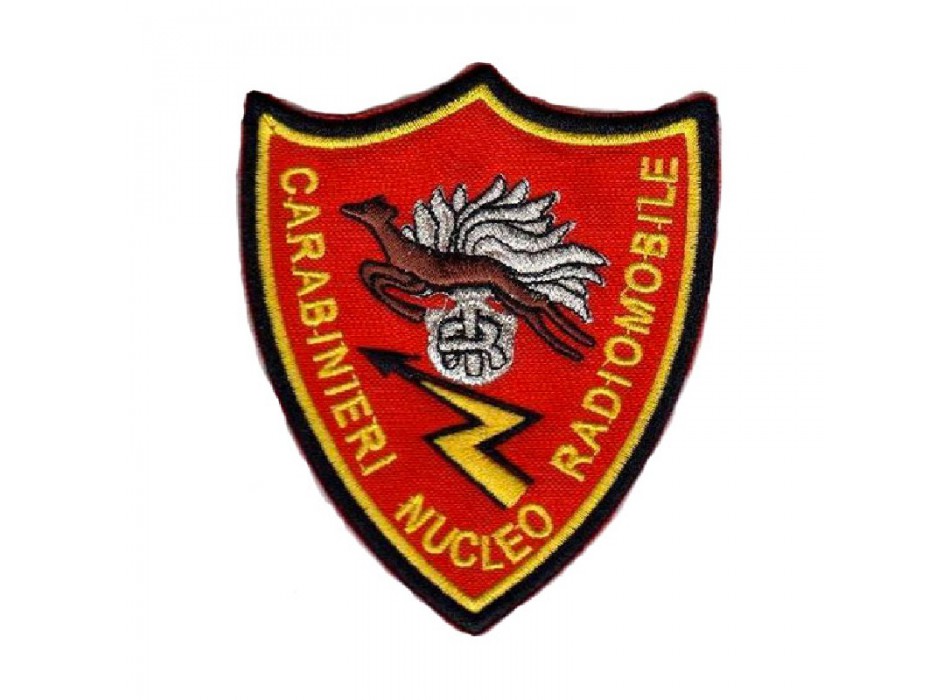 Scudetto patch nucleo Radiomobile Carabinieri ricamata Divisa Militare